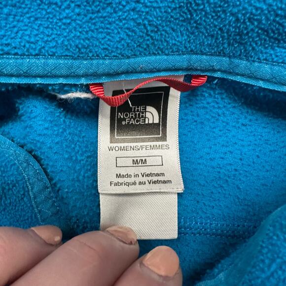 The North Face Jacket  Blue Womens M Full Zip Treadway Hybrid Future Fleece TNF - Picture 3 of 7